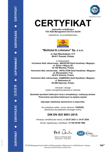 ISO 9001:2023 PL1
